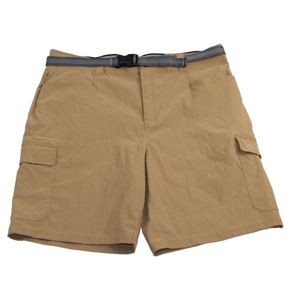 Orvis Cargo Mens Sz 37 Lightweight Stretch Comfort Hiking Fishing Khaki Shorts - Picture 2 of 14